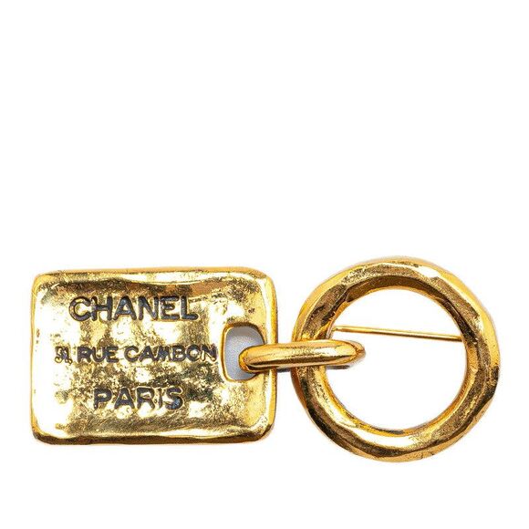 Chanel Gold Plated Brooch - Picture 1 of 4